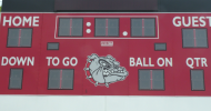 New scoreboard for Robichaud football field New scoreboard for Robichaud football field