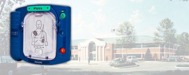 New emergency AED devices installed at Justice Center